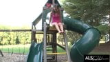 Sadie Grey Gets Off on the Play Ground snapshot 2