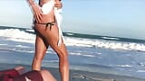 Stranger MILF gave me a handjob on a public beach snapshot 2