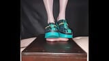 Chunky Slippers Ball Crushing on the Ball Standing Table snapshot 8