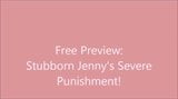 Preview: Stubborn Jenny's Severe Punishment  Real Tears snapshot 1