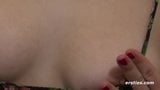 All Natural Amateur Toying Her Untrimmed Bush snapshot 4