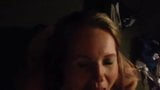 Girlfriend sucks cock nicely and gets a facial snapshot 10