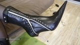 Nana boots and black pantyhose snapshot 5