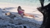 Sexe sur la plage - voyeur nudiste amateur snapshot 2