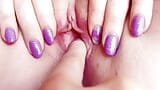 Extreme Close-Up One Finger Wet Pussy Orgasm snapshot 14