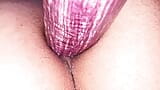 Awek seksi Asia menurunkan brinjal snapshot 10