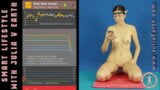 Nude Julia v Earth trenuje własne medium za pomocą urządzenia neuro. snapshot 3