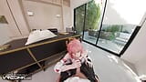 VR Conk Genshin Impact Yae Miko Μια σέξι παρωδία Cosplay εφήβων PT1 με σημάδια μελωδίας σε πορνό HD snapshot 8