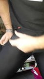 Black shiny spandex pant Part 2 snapshot 7