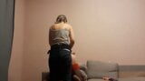 Mistress strapon her sissy slave Russian Femdom snapshot 2