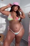 Горячее беременное бикини тело Demi Diamandis snapshot 7
