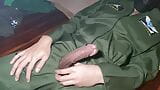 Edge jerk off in TOP GUN jumpsuit. snapshot 8