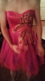 Cute short pink prom dress gets cummed in snapshot 11