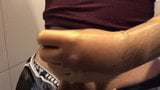 POV wanking and creamy CUMSHOT with LATEX GLOVES on snapshot 5