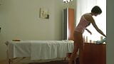 Short haired German teen gets banged hard after a massage snapshot 2