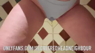Hairy Redhead Wife Pissing Throuh Panties in Public Toilet | xHamster