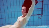 Super hot and skinny teen Martina in the pool snapshot 12