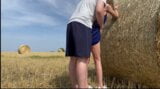 Public Sex with a Village Girl in the field! Rough fucks from behind snapshot 2