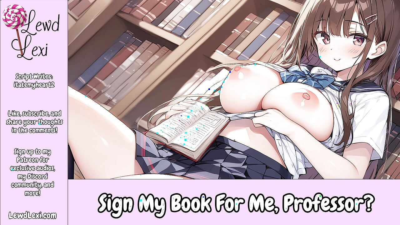 Sign My Book For Me, Professor? – Public Quickie Erotic Audio For Men