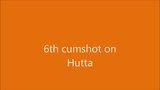 6th cumshot on Hutta - Dried cum stains on porn magazine snapshot 1