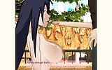 Mikoto Uchiha busty milf slut lets her sons first friend fuck her face to show her appreciation - SDT snapshot 4