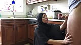 Algerian Beurette invites boys to her apartment in Marseille and sucks them off in her kitchen snapshot 12