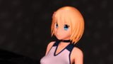 MMD Sexy Cute Blondie in the Champagne Room GV00150 snapshot 2