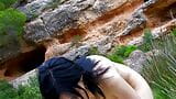 Amazing German teen with a stunning looking body fucking outdoors snapshot 5
