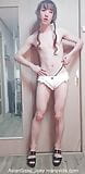 Asian Sissy Femboy Shows Bulge snapshot 2