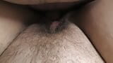 Cheating wife Milky Mari gets two big impregnation creampie inside her married hairy pussy! - Female POV close up snapshot 2