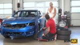 RIM4K. Slovakian MILF with short hair relaxes mechanic by asslicking snapshot 4