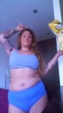 Chubby latina Carmen Lafox dancing snapshot 2