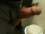 Jerk in a public toilet snapshot 1