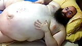 Belly play, all the wobbles and the giggles on the bed. snapshot 6