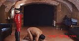 Slave Guy Kneels for Amazing Mistress snapshot 6