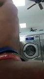 Naked black uncut in launderette snapshot 4