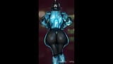 Well Endowed Assaultron Shows Off Her Voluptuous Ass As She Walks Away snapshot 3