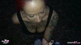 Real German Redhead Street Hooker Give Stranger Public Blow snapshot 2