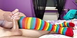 Wife in the Sexy Socks and Nice Handjob snapshot 10