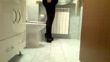 Doctor Nadia from Bologna is in the bathroom to pee snapshot 2