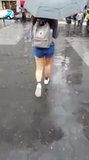 Asian girl walking snapshot 9