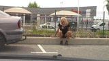 CD remove her panties and pee in the street snapshot 2