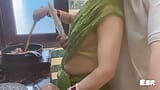 Desi Village Wife Fucked in the Kitchen with Husband snapshot 4