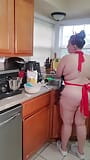 Midwestern BBW MILF Bakes Cookies Nude snapshot 13