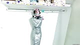 Panty Hooded Mummy Locked Up In The Attic - Selfgags snapshot 5