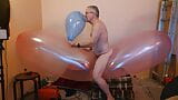 Balloonbanger 83) Ride Hump Pop Giant Blimp Balloon! snapshot 9