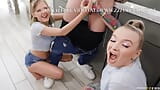 Versaute Spinner verursachen doppelte Probleme werden dreifach gefickt. Coco Lovelock, Kaiia Eve, Xwife Karen Brazzers snapshot 8