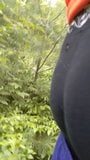 Bubble butt white sissy in the woods again snapshot 1