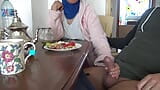 Arab mature is seduced by her stepson to touch his big dick snapshot 5