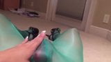 Bella Green Pantyhose Cum snapshot 2